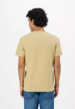 Футболка с принтом LINEAR LOGO TEE Tommy Jeans, бежевый