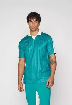 Футболка с принтом LINEAR PRINT Umbro, цвет quetzal green/papyrus/vibrant green