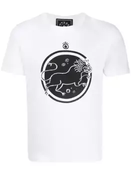 Футболка с принтом Lion 10 CORSO COMO, белый