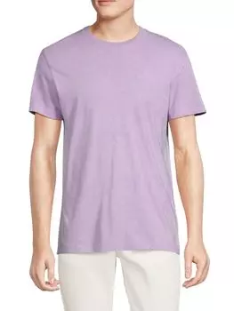 Футболка с принтом листьев Eleven Paris, лаванда