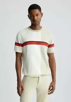 Футболка с принтом LIU JO, бежевый