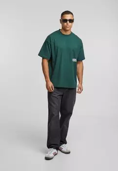 Футболка с принтом LIVE IN BALANCE Another Cotton Lab, зеленый