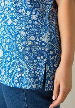 Футболка с принтом Live Unlimited London, синий