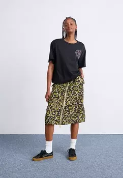 Футболка с принтом LOGO Alpha Industries, черный