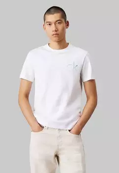 Футболка с принтом LOGO Calvin Klein, белый