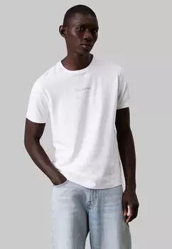 Футболка с принтом LOGO Calvin Klein, белый