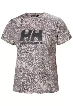 Футболка с принтом LOGO GRAPHIC Helly Hansen, розовый