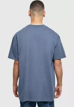 Футболка с принтом LOGO HEAVY OVERSIZE Merchcode, синий
