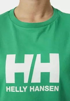 Футболка с принтом LOGO Helly Hansen, зеленый