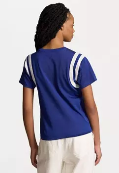 Футболка с принтом LOGO JERSEY TEE Polo Ralph Lauren, синий