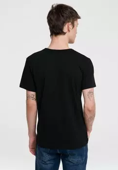 Футболка с принтом LOGO LOGOSHIRT, черный