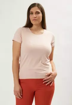 Футболка с принтом LOGO Maison Form'elle, светло-розовый