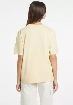 Футболка с принтом LOGO-MIX Guess Jeans, бежевый