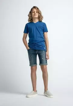 Футболка с принтом LOGO Petrol Industries, цвет imperial blue