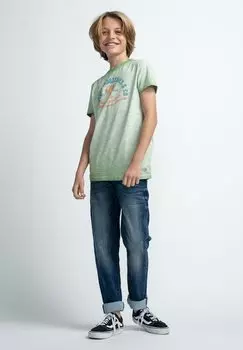 Футболка с принтом LOGO Petrol Industries, цвет green ivy