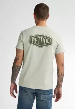 Футболка с принтом LOGO SHOREWAY Petrol Industries, светло-зеленый