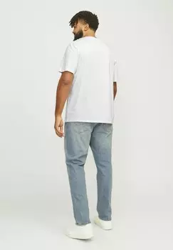 Футболка с принтом LOGO TEE O-NECK Jack & Jones, белый