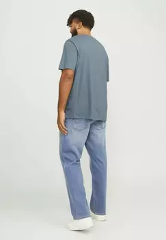 Футболка с принтом LOGO TEE O-NECK Jack & Jones, синий