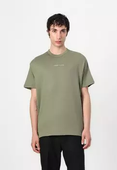 Футболка с принтом LOGO TEE Tommy Jeans, цвет Aruba Green