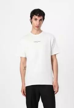 Футболка с принтом LOGO TEE Tommy Jeans, кремовый