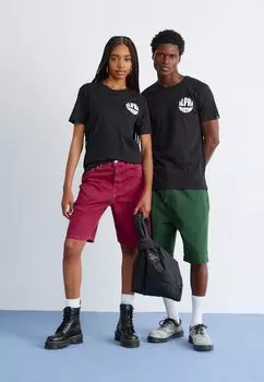 Футболка с принтом LOGO UNISEX Alpha Industries, черный