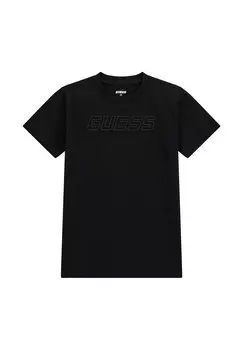 Футболка с принтом LOGOPRINT Guess, черный