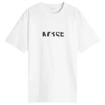 Футболка с принтом логотипа Йоханнеса Zoom Norse Projects, белый