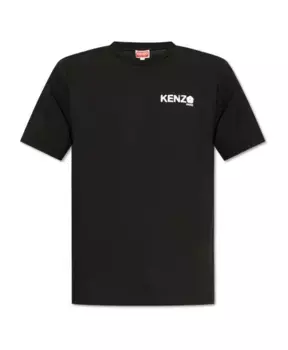 Футболка с принтом логотипа Kenzo, черный