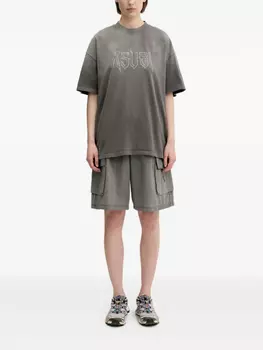 Футболка с принтом логотипа Ksubi, серый