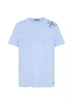 Футболка с принтом-логотипом CHIEMSEE, цвет Brunnera Blue