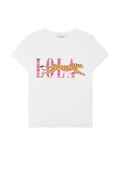 Футболка с принтом LOLA CASADEMUNT, белый