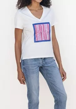 Футболка с принтом LOLA CASADEMUNT T-SHIRT LOLA CASADEMUNT, белый