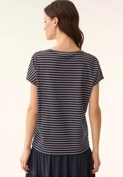 Футболка с принтом LONA TATUUM, темно-синий