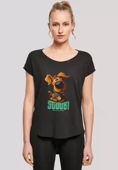 Футболка с принтом LONG CUT SCOOBY DOO PUPPY F4NT4STIC, черный
