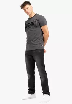 Футболка с принтом Lonsdale, серый