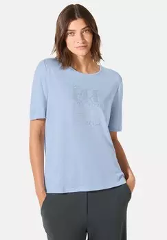 Футболка с принтом LOOK Cecil, светло-голубой