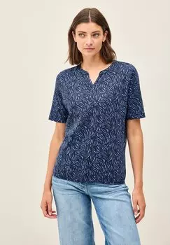 Футболка с принтом LOOK Cecil, темно-синий