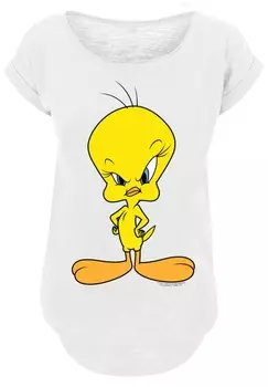 Футболка с принтом LOONEY TUNES ANGRY TWEETY F4NT4STIC, белый