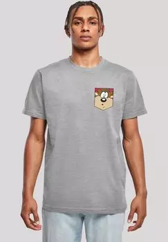Футболка с принтом LOONEY TUNES F4NT4STIC, цвет heather grey