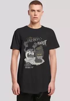 Футболка с принтом Looney Tunes Taz Energy Boost F4NT4STIC, черный