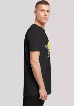 Футболка с принтом LOONEY TUNES TWEETY PIE STAR F4NT4STIC, черный