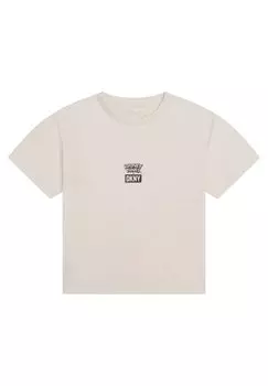 Футболка с принтом LOONEY TUNES X DKNY DAFFY DUCK SHORT SLEEVES, цвет white