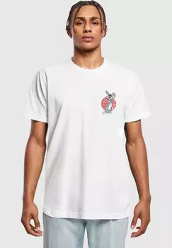Футболка с принтом LOONEY TUNES YOTR SYLVESTER Merchcode, белый