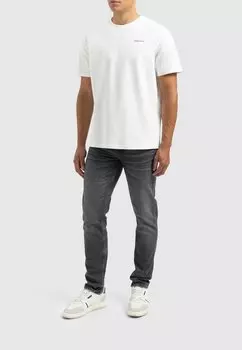 Футболка с принтом LOOSE FIT CREWNECK Pure Path, молочный