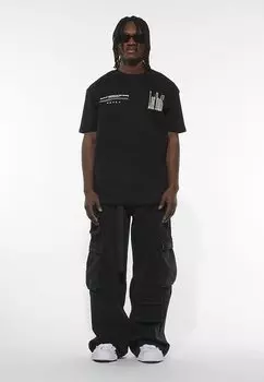 Футболка с принтом Lost Youth, черный