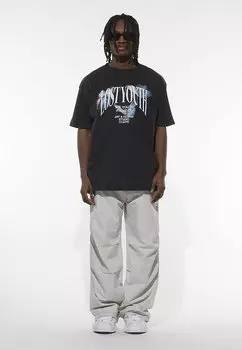 Футболка с принтом Lost Youth, черный