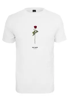 Футболка с принтом LOST YOUTH ROSE TEE Mister Tee, белый