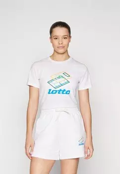 Футболка с принтом Lotto, белый