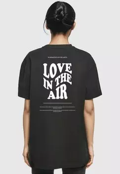 Футболка с принтом LOVE IN THE AIR Merchcode, цвет black