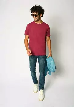 Футболка с принтом LOVE ROSES VINTAGE TEE Mira Paris, Бордо